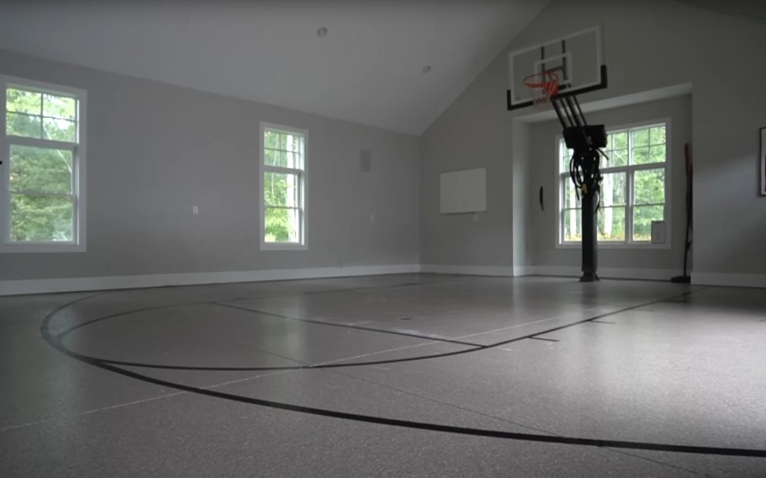 Building a Basketball Court in a Garage with an Epoxy Floor